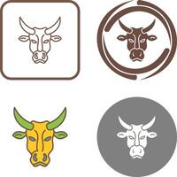 Cow Icon Design vector