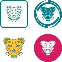 Cheetah Icon Design vector