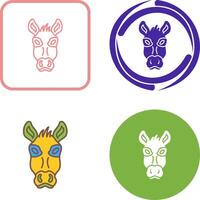 Donkey Icon Design vector