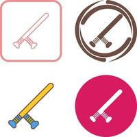 Baton Icon Design vector