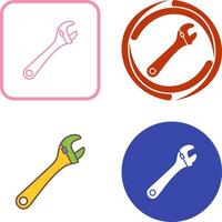 Wrench Icon Design vector