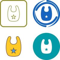 Bib Icon Design vector