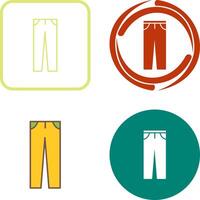 Pants Icon Design vector