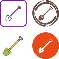 Shovel Icon Design vector