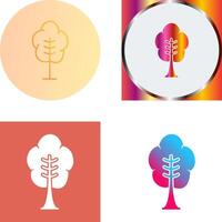 diseño de icono de árbol vector