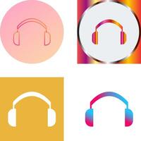 Headphones Icon Design vector