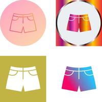 Shorts Icon Design vector