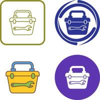 Toolbox Icon Design vector