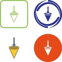 Plumb Bob Icon Design vector