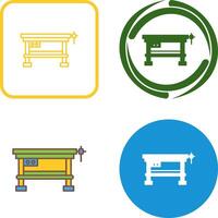 Work Bench Icon Design vector