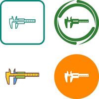 Calipers Icon Design vector