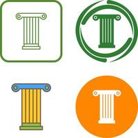 Pillar Icon Design vector