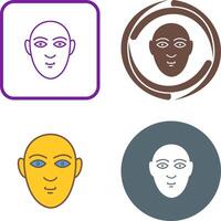 Human Face Icon Design vector