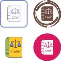 Law and Order Icon Design vector