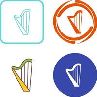 Harp Icon Design vector