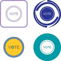 Vote Link Icon Design vector