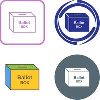 Ballot Box Icon Design vector