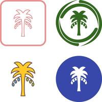 Coconut trees Icon Design vector