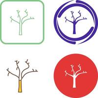 Tree with no Leaves Icon Design vector