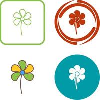 Small flowers Icon Design vector