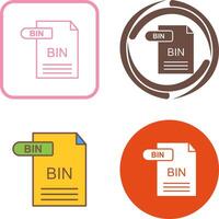 BIN Icon Design vector