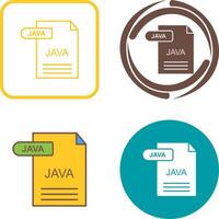 Java Icon Design vector