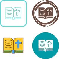 Biblia icono diseño vector