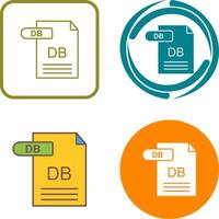 DB Icon Design vector