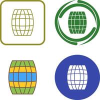 Barrel Icon Design vector