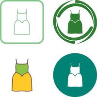 Party Dress Icon Design vector