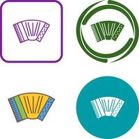 Accordion Icon Design vector