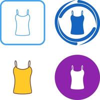 Ladies Vest Icon Design vector
