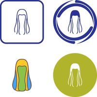 Hair Icon Design vector