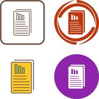 Reports Icon Design vector