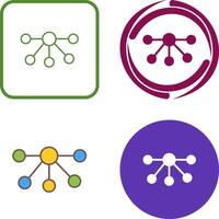 Nodes Icon Design vector