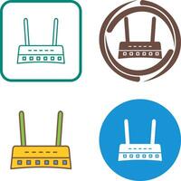 Router Icon Design vector