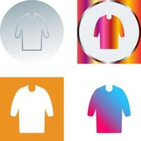 Casual Shirt Icon Design vector