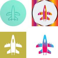 Military Plane Icon Design vector