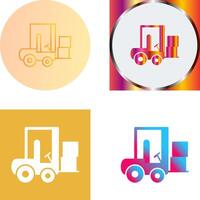 Forklifter Icon Design vector