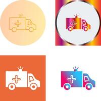 Ambulance Icon Design vector