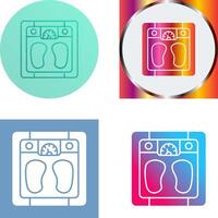 Weighing Scale Icon Design vector