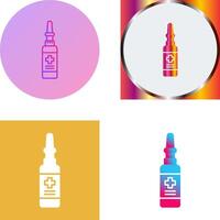 Nasal Spray Icon Design vector