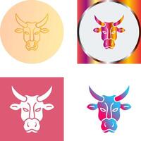 Cow Icon Design vector
