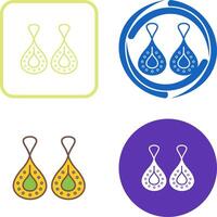 Earring Icon Design vector