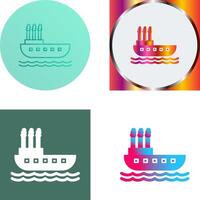 Steamboat Icon Design vector