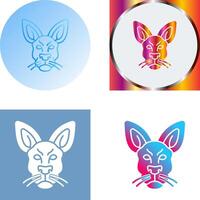 Kangaroo Icon Design vector