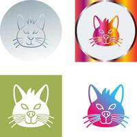 gato icono diseño vector