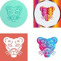 Cheetah Icon Design vector