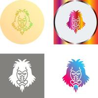 Mandrill Icon Design vector