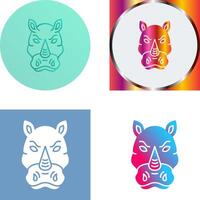 Rhino Icon Design vector